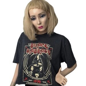 Black Sabbath The End 2016 T Shirt XL Y2K Grunge Whimsigoth Band Shirt Crop Top